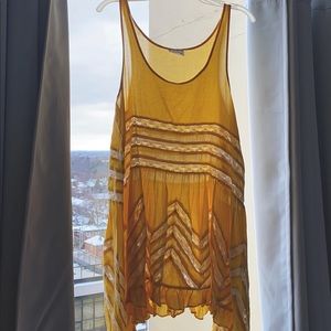 Free People trapeze slip dress